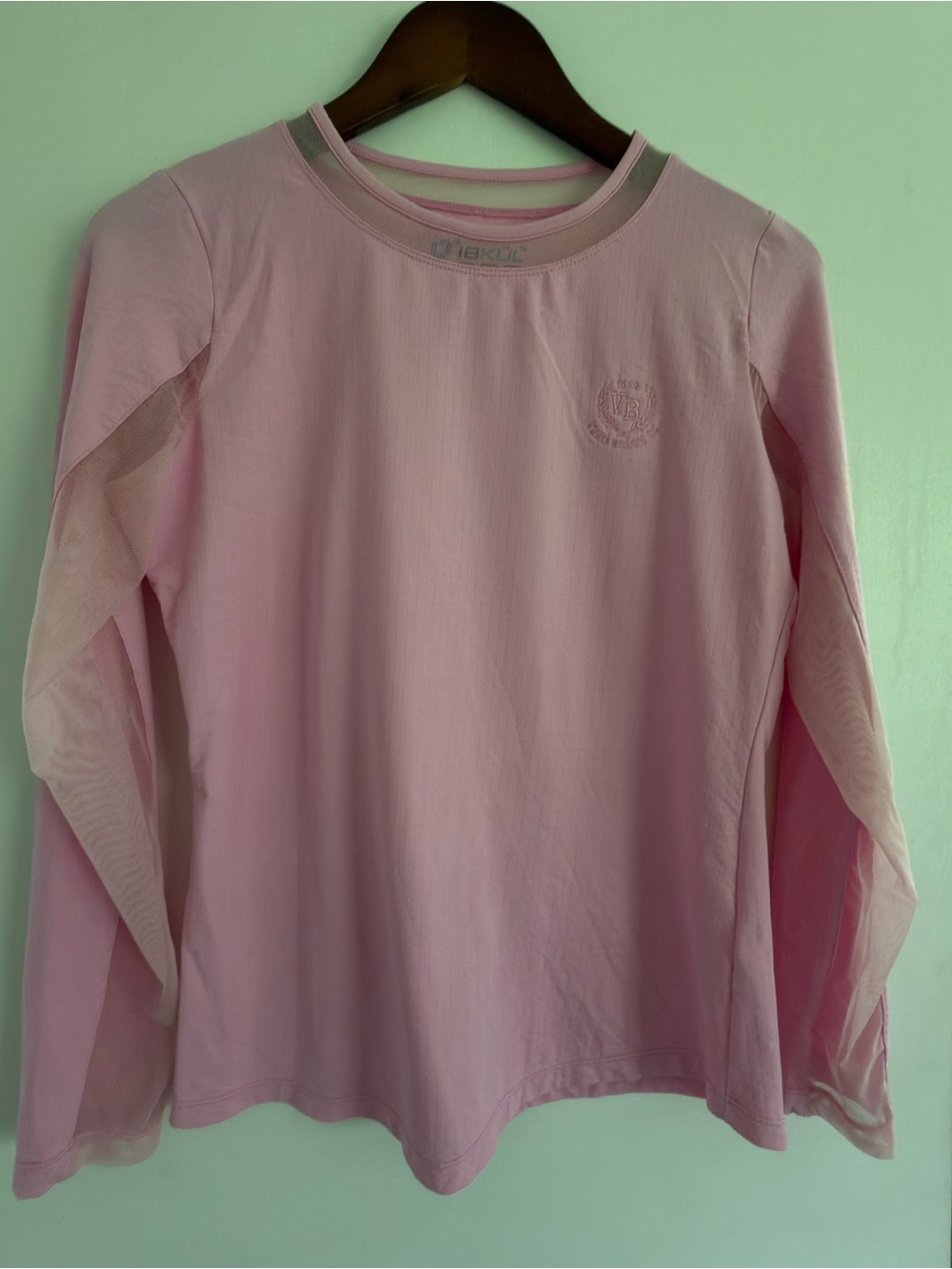 Women’s IBKUL Long Sleeve Pink Top
